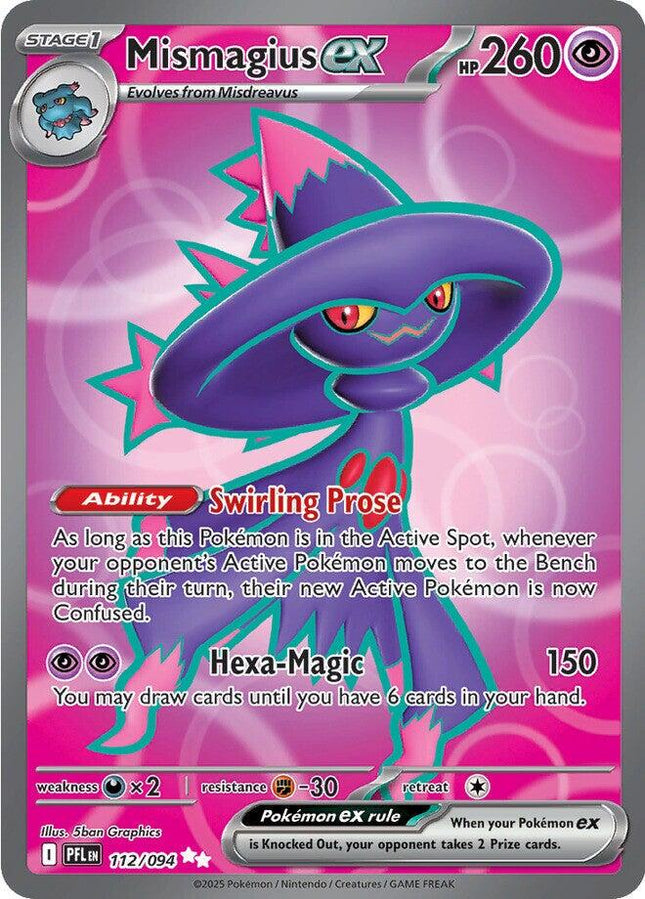 Mismagius ex 112/094 – Phantasmal Flames | Pokémon TCG English