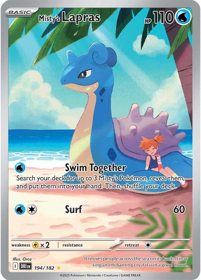 Misty's Lapras 194/182 – Destined Rivals | Pokémon TCG English