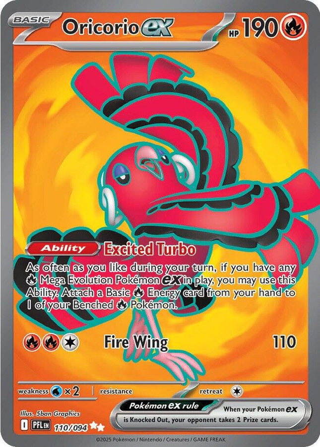 Oricorio ex 110/094 – Phantasmal Flames | Pokémon TCG English