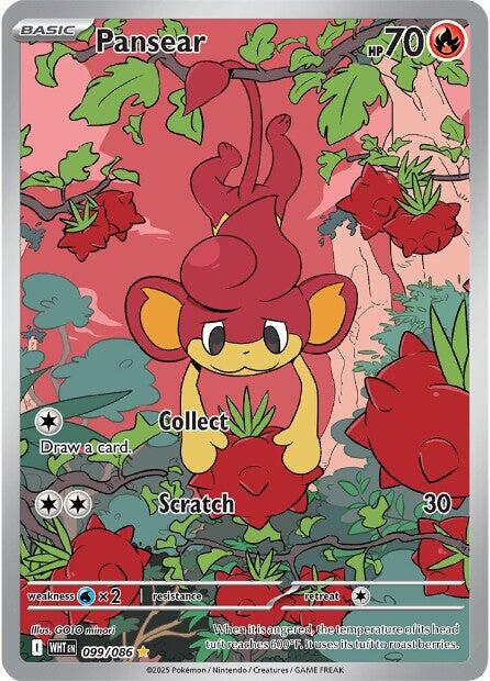 Pansear 099/086 – White Flare | Pokémon TCG English