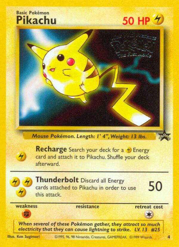 Pikachu 4 – Wizards Black Star Promo | Pokémon TCG English