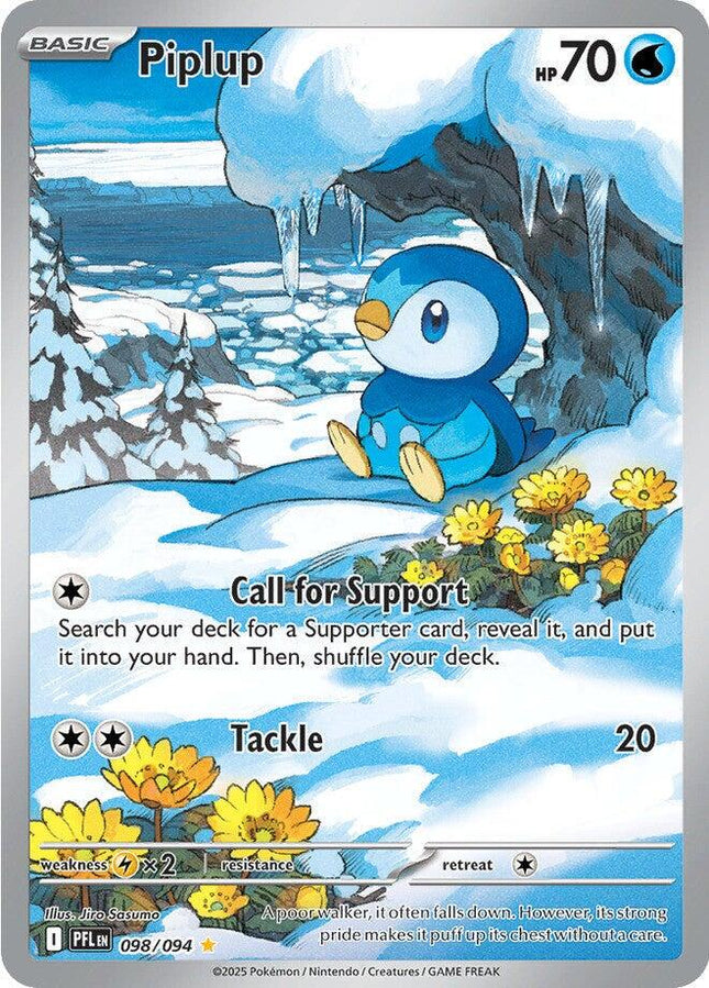 Piplup 098/094 – Phantasmal Flames | Pokémon TCG English