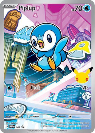 Piplup MEP 042 – Mega Evolution Black Star Promo | Pokémon TCG English