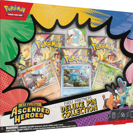 Pokémon TCG: Mega Evolution — Ascended Heroes First Partners Deluxe Pin Collection