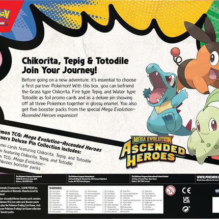 Pokémon TCG: Mega Evolution — Ascended Heroes First Partners Deluxe Pin Collection