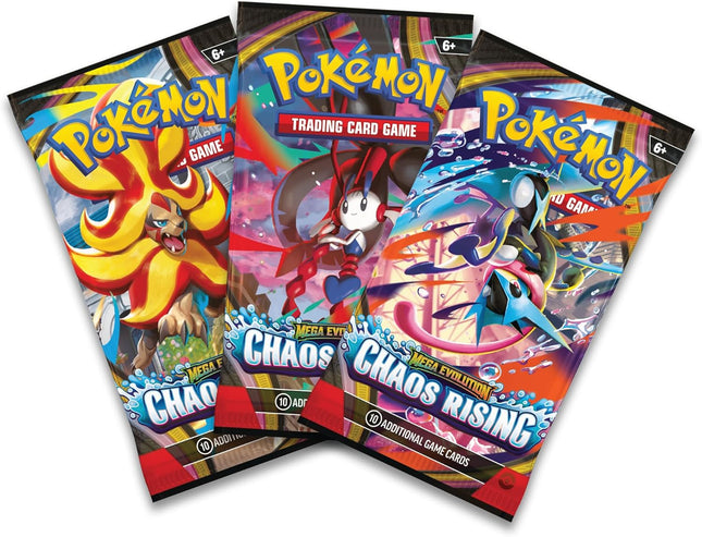 Chaos Rising Mega Evolution Triple Pack Blister - Pokemon TCG English