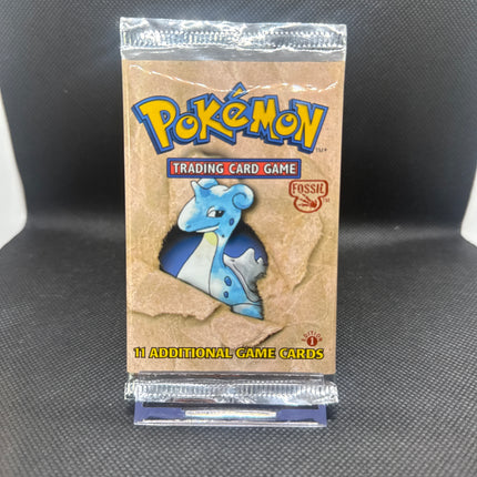 Pokémon TCG Fossil Booster Pack – 1st Edition Sealed Lapras Booster Pack