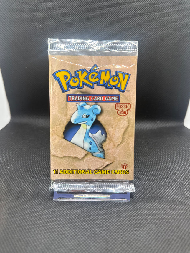 Pokémon TCG Fossil Booster Pack – 1st Edition Sealed Lapras Booster Pack