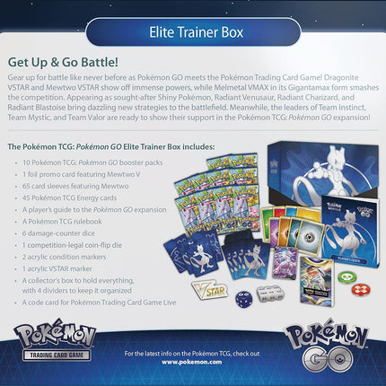 Pokémon GO Elite Trainer Box | Pokémon TCG Sealed Product