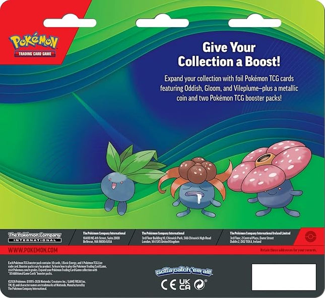 Pokémon TCG: Mega Evolution — Enhanced 2-Pack Blister (Oddish, Gloom & Vileplume)