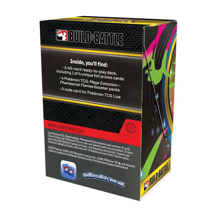 Pokémon TCG: Mega Evolution — Phantasmal Flames Build & Battle Box