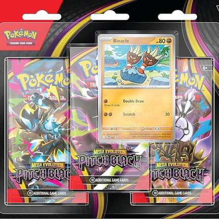 Coming Soon - Pitch Black Mega Evolution 3 Pack Blister Pokémon TCG