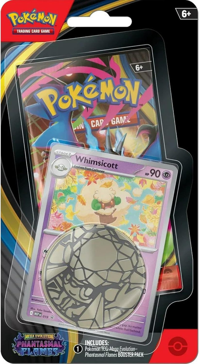 Pokémon TCG: Mega Evolution — Phantasmal Flames Single Pack Blister (Whimsicott)