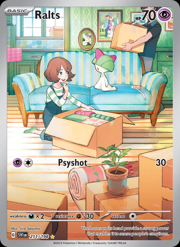 Ralts 211/198 – Illustration Rare | Scarlet & Violet Base Set | Pokémon TCG English