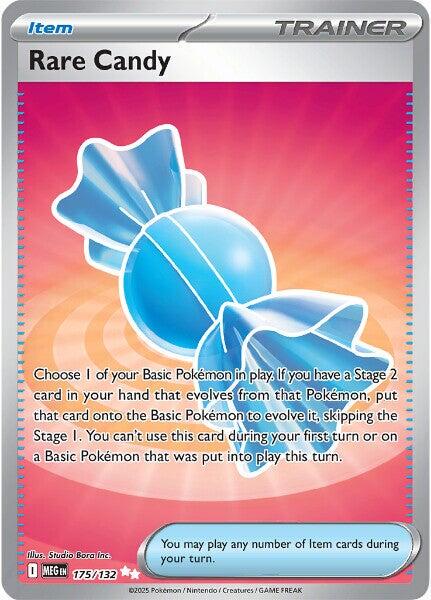 Rare Candy 175/132 – Mega Evolution | Pokémon TCG English
