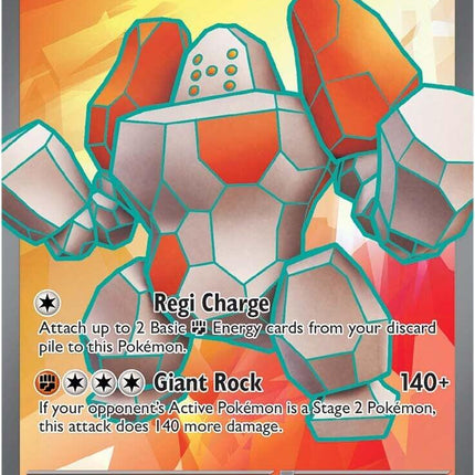 Regirock ex 214/182 – Destined Rivals | Pokémon TCG English