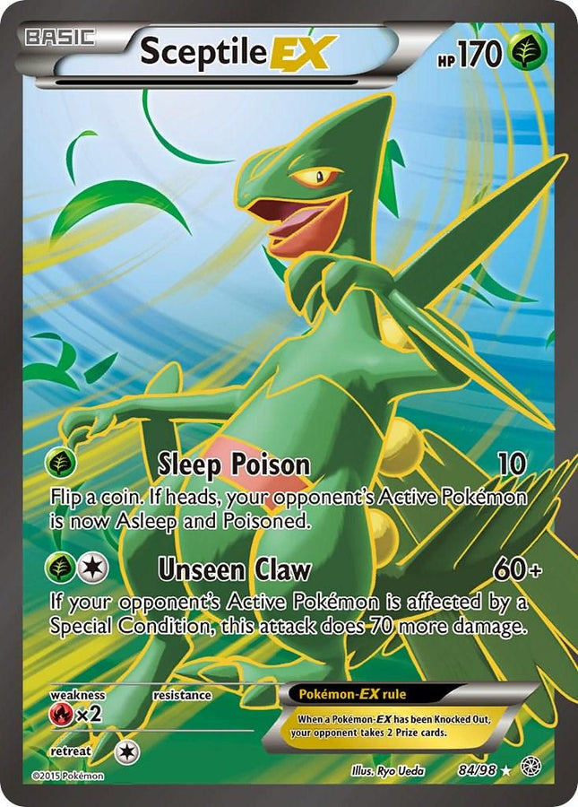 Sceptile-EX 84/98 – Full Art Ultra Rare | Ancient Origins | Pokémon TCG English