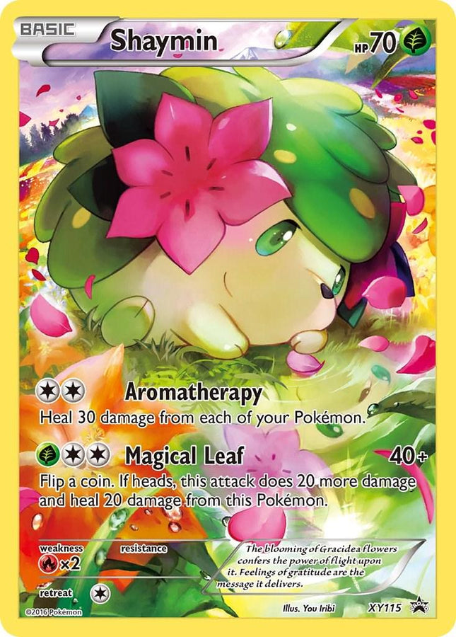 Shaymin XY115 – Holo Promo | XY Black Star Promo | Pokémon TCG English