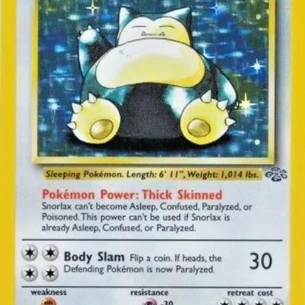 Snorlax 11/64 – Holo Rare | Jungle Unlimited | Pokémon TCG English