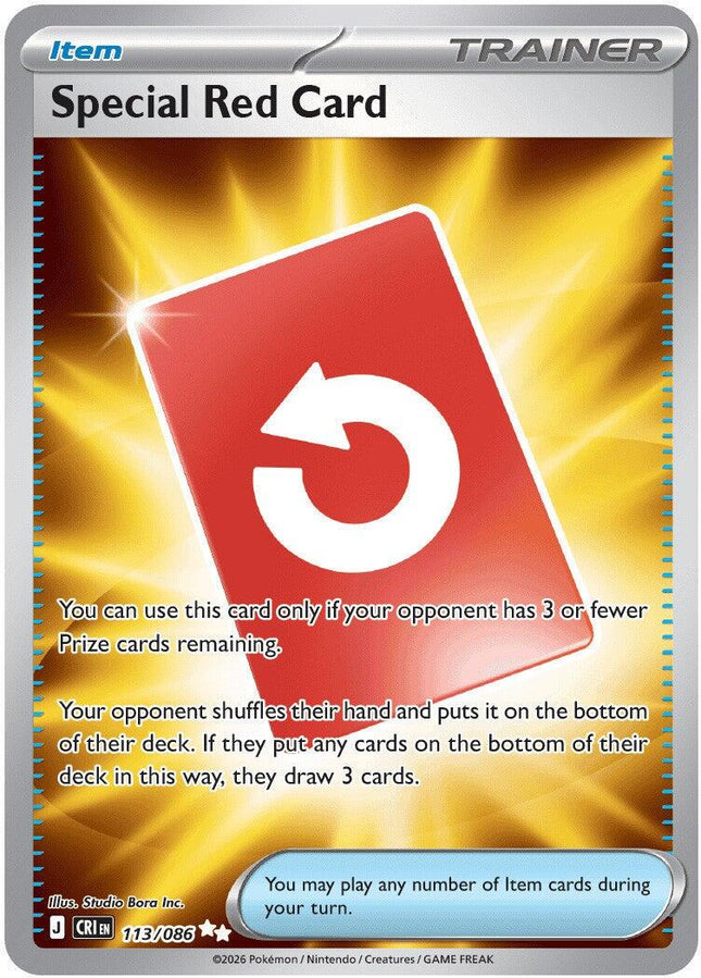 Special Red Card 113/086 – Chaos Rising | Pokémon TCG English