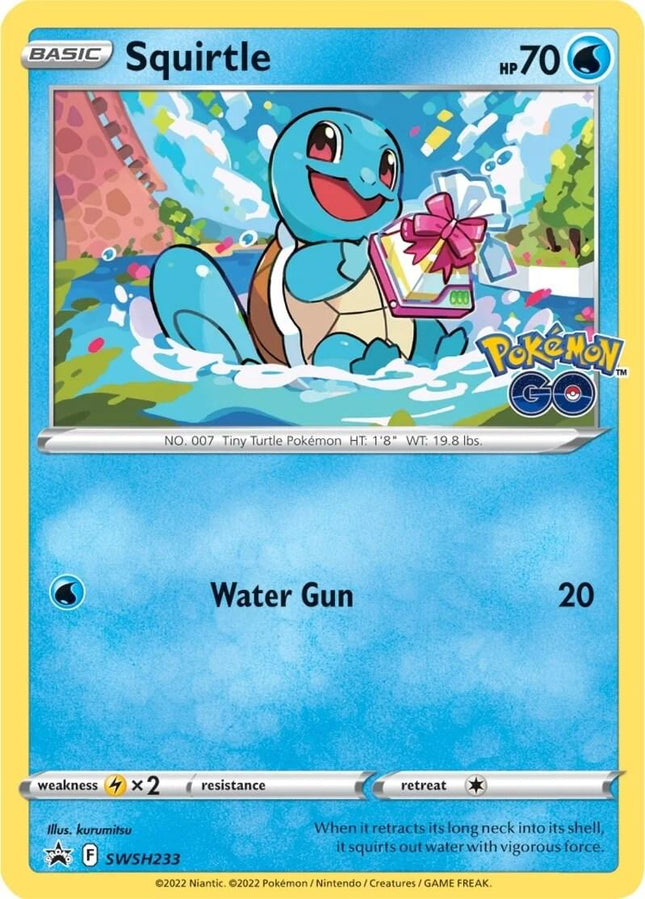 Squirtle SWSH233 – Black Star Promo | Pokémon GO | Pokémon TCG English