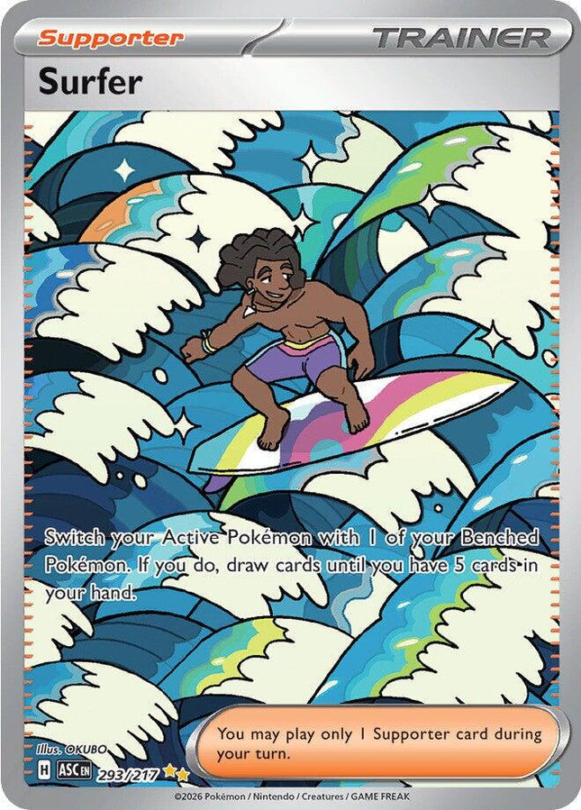 Surfer 293/217 – Ascended Heroes | Pokémon TCG English