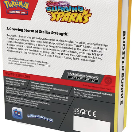 Surging Sparks Booster Bundle – Scarlet & Violet | Pokémon TCG English