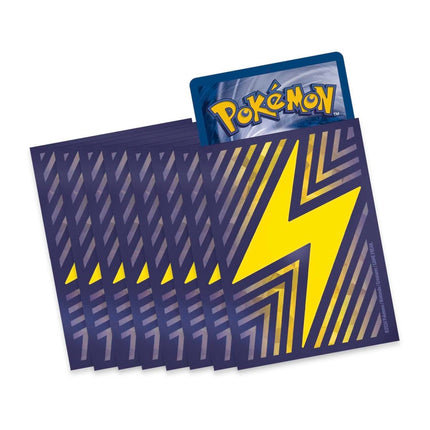 Pokémon Surging Sparks Elite Trainer Box card sleeves design