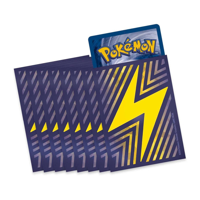 Pokémon Surging Sparks Elite Trainer Box card sleeves design