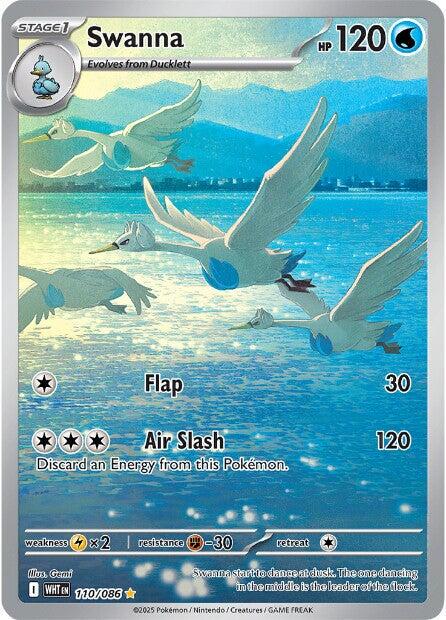 Swanna 110/086 – White Flare | Pokémon TCG English