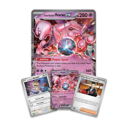 Pokémon TCG: Team Rocket's Mewtwo ex Box | English