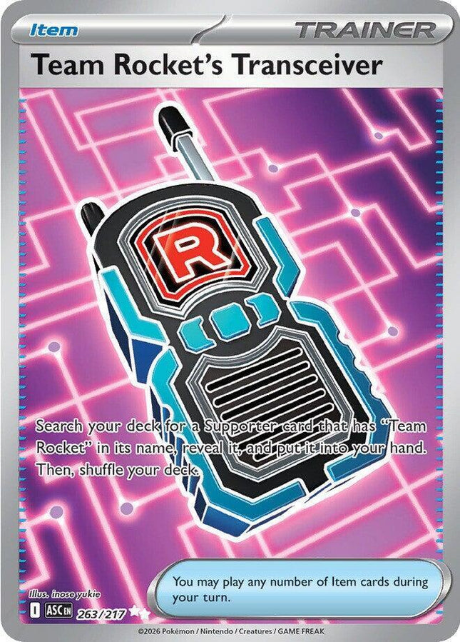 Team Rocket's Transceiver 263/217 – Ascended Heroes | Pokémon TCG English