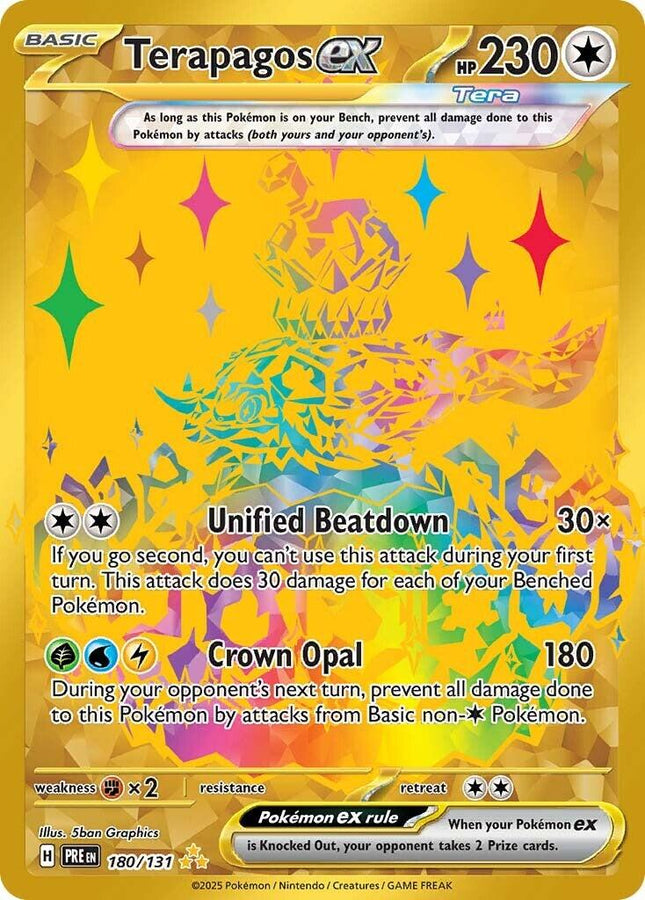 Terapagos ex 180/131 – Hyper Rare | Prismatic Evolutions | Pokémon TCG English