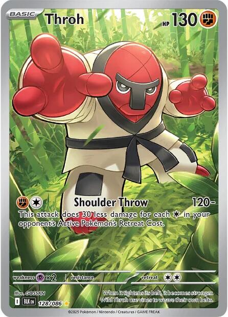 Throh 128/086 – Black Bolt | Pokémon TCG English