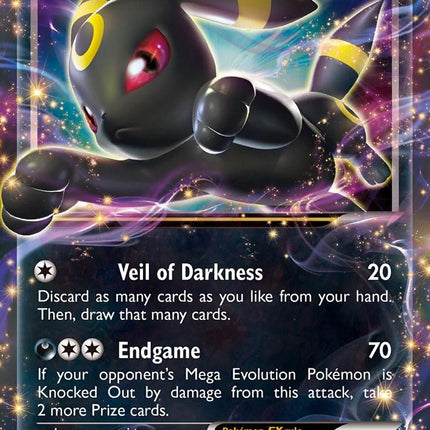 Umbreon-EX 55/124 – Ultra Rare Holo | XY Fates Collide | Pokémon TCG English