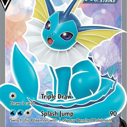 Vaporeon V 172/203 – Full Art Ultra Rare | Evolving Skies | Pokémon TCG English