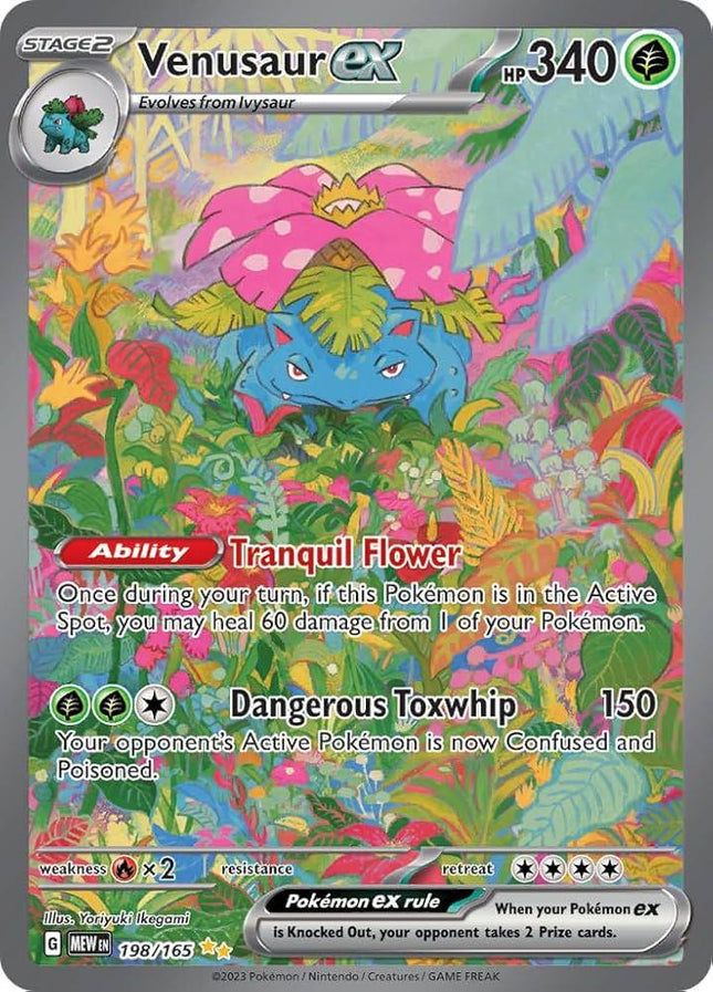 Venusaur ex 198/165 Special Illustration Rare (SIR) – Pokémon 151 | Pokémon TCG English