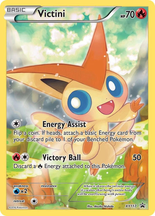 Victini XY117 – Holo Promo | XY Black Star Promo | Pokémon TCG English
