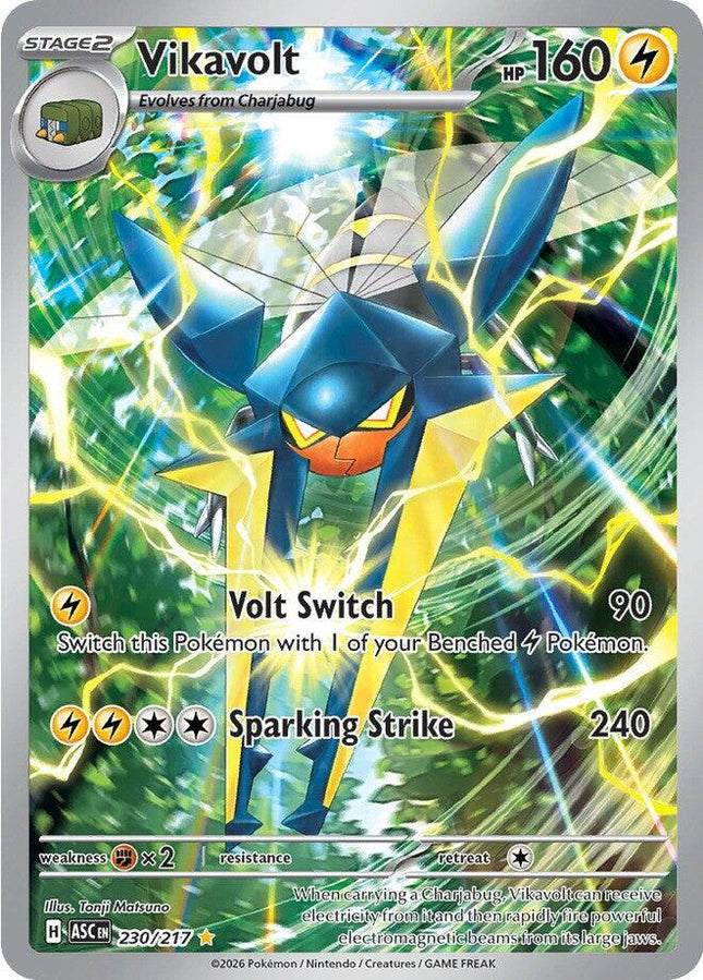 Vikavolt 230/217 – Ascended Heroes | Pokémon TCG English
