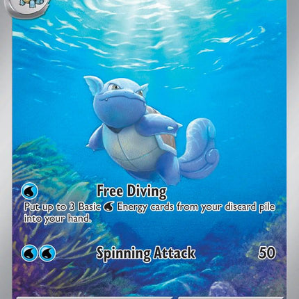 Wartortle 171/165 – Illustration Rare | Pokémon 151 | Pokémon TCG English
