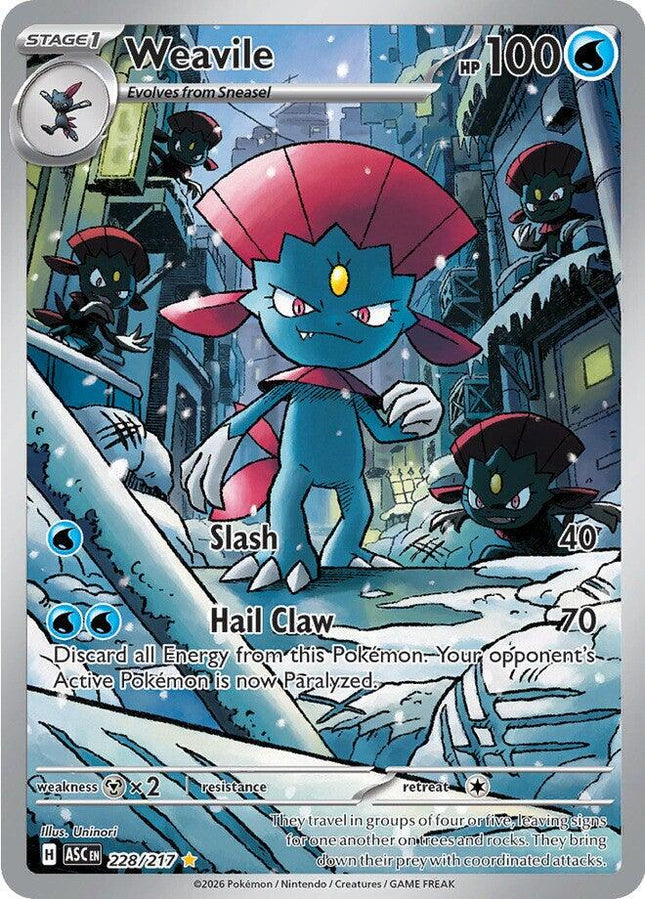 Weavile 228/217 – Ascended Heroes | Pokémon TCG English