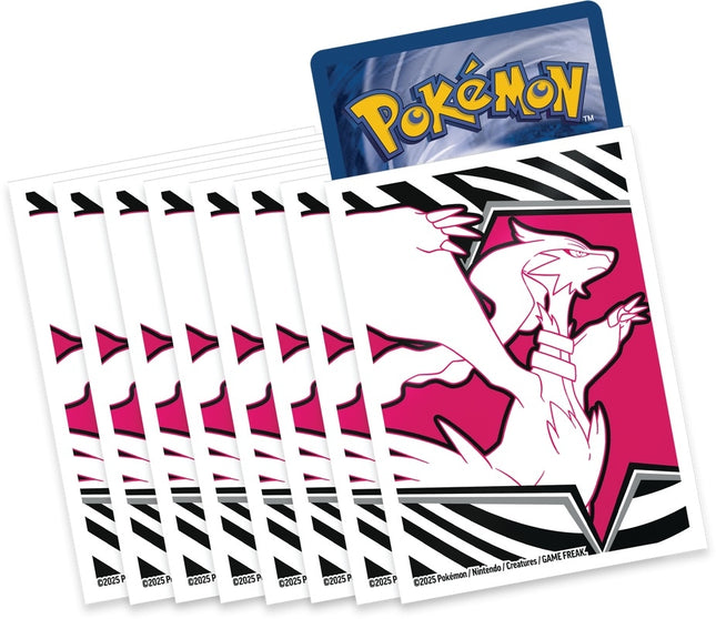 White Flare Pokémon Card Sleeves – Stylish and Durable Protection