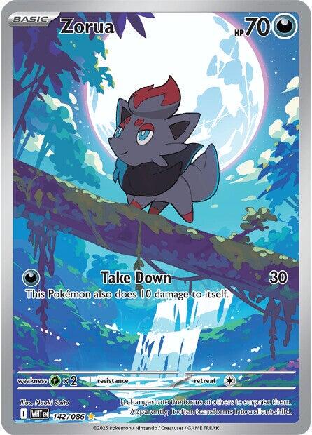 Zorua 142/086 – White Flare | Pokémon TCG English