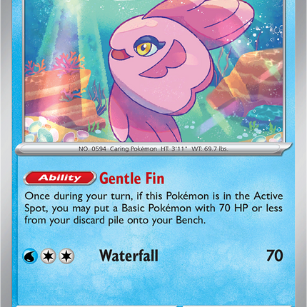 Alomomola 024/086 Master Ball Reverse Holo Black Bolt Pokemon Card