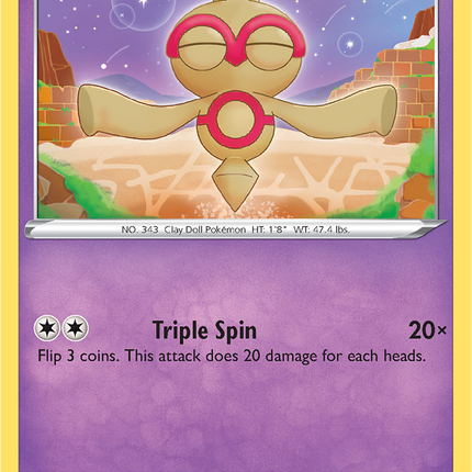 Baltoy 058/172 Non-Holo Brilliant Stars Pokemon Card