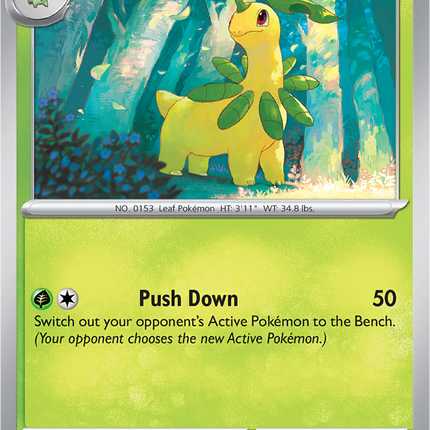 Bayleef 009/132 Non-Holo Mega Evolution Pokemon Card
