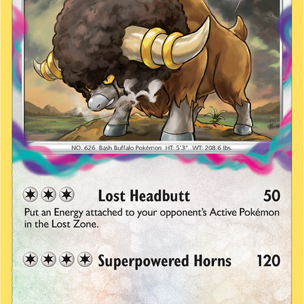 Bouffalant 148/196 Reverse Holo Lost Origin Pokemon Card
