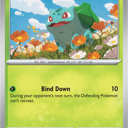 Bulbasaur 001/132 Non-Holo Mega Evolution Pokemon Card