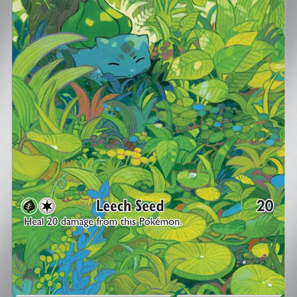 Bulbasaur 166/165 Illustration Rare – Pokémon 151 | Pokémon TCG English