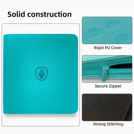 12 Pocket Trading Card Binder – Capacity 480 Cards Pokémon Card Album